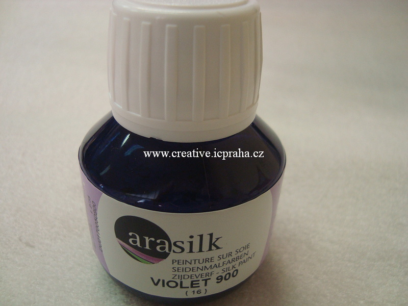 Arasilk na hedvábí 50ml - violet 900